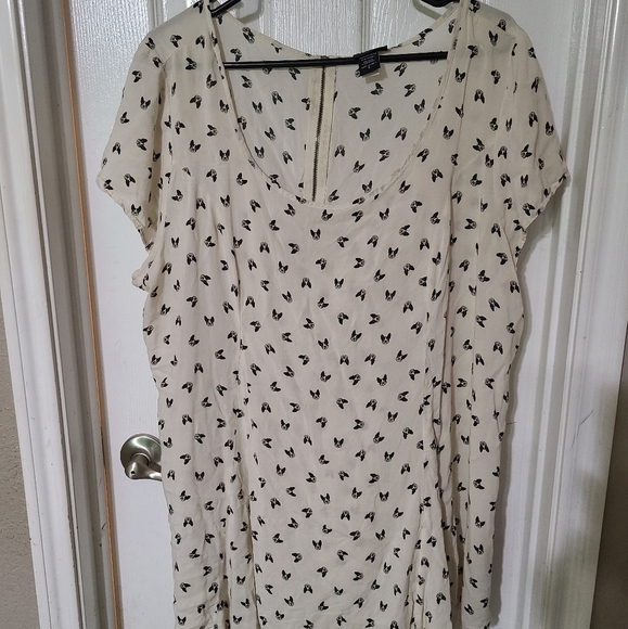 torrid Tops - Sheer French Bulldog Zipper Top